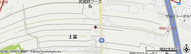 埼玉県入間郡三芳町上富1990周辺の地図