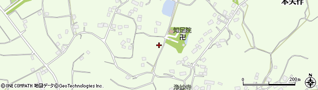 千葉県香取市本矢作周辺の地図