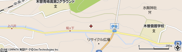 長野県木曽郡木曽町福島伊谷1243周辺の地図