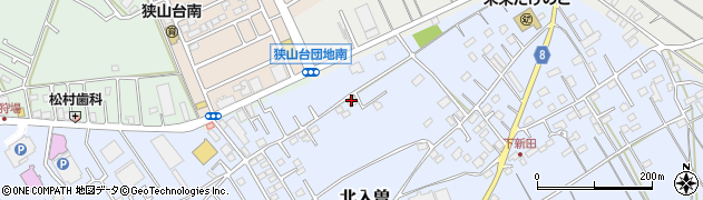 埼玉県狭山市北入曽579周辺の地図