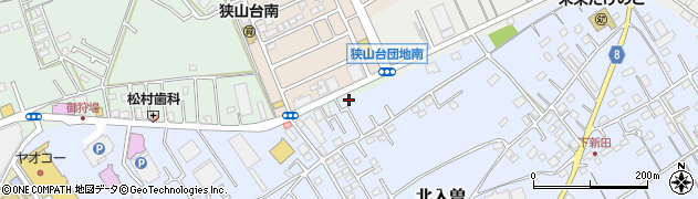 埼玉県狭山市北入曽1499周辺の地図