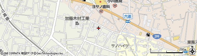 埼玉県飯能市笠縫357周辺の地図