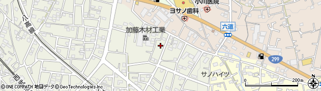 埼玉県飯能市笠縫399周辺の地図