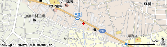 埼玉県飯能市双柳757周辺の地図