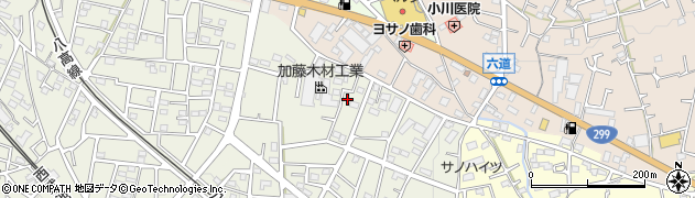 埼玉県飯能市笠縫402周辺の地図