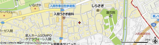 埼玉県入間市春日町2丁目周辺の地図