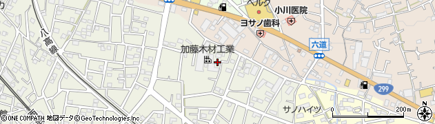 埼玉県飯能市笠縫404周辺の地図