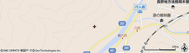 長野県木曽郡木曽町福島中畑周辺の地図