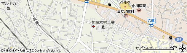 埼玉県飯能市笠縫417周辺の地図