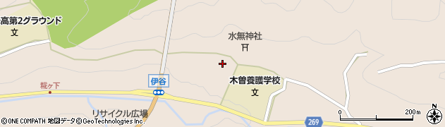 長野県木曽郡木曽町福島伊谷1153周辺の地図
