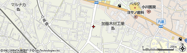 埼玉県飯能市笠縫416周辺の地図