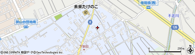 埼玉県狭山市北入曽47周辺の地図