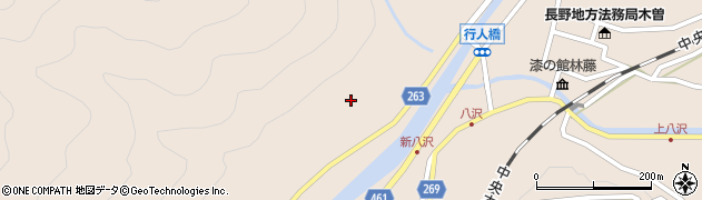 長野県木曽郡木曽町福島中畑5886周辺の地図