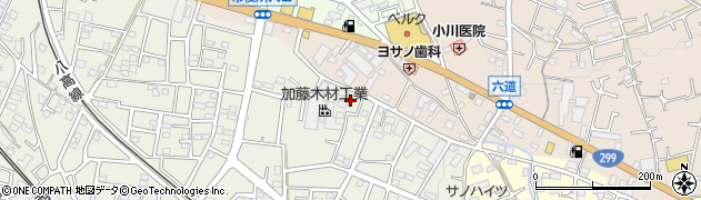 埼玉県飯能市笠縫403周辺の地図