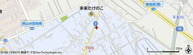 埼玉県狭山市北入曽46周辺の地図