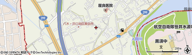埼玉県狭山市笹井2657周辺の地図