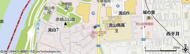 揚州商人 流山店周辺の地図