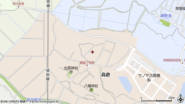 〒289-0122 千葉県成田市高倉の地図