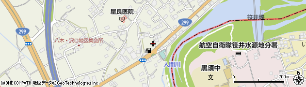 埼玉県狭山市笹井3037周辺の地図