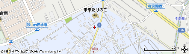 埼玉県狭山市北入曽653周辺の地図