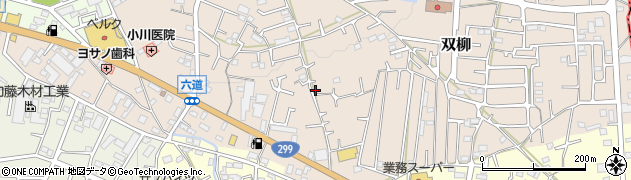 埼玉県飯能市双柳806周辺の地図
