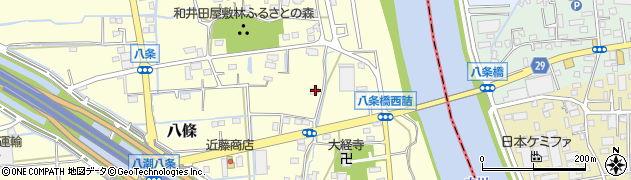 埼玉県八潮市八條1363周辺の地図
