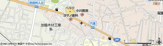 埼玉県飯能市双柳690周辺の地図