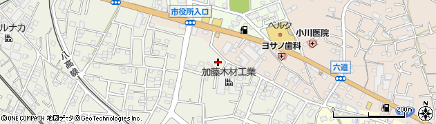 埼玉県飯能市笠縫422周辺の地図