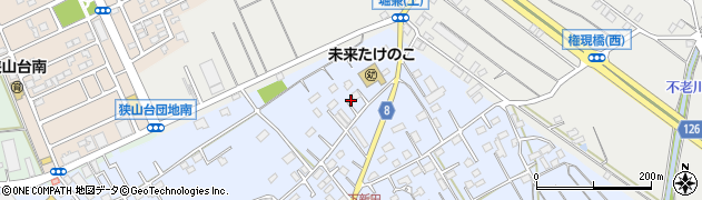 埼玉県狭山市北入曽651周辺の地図