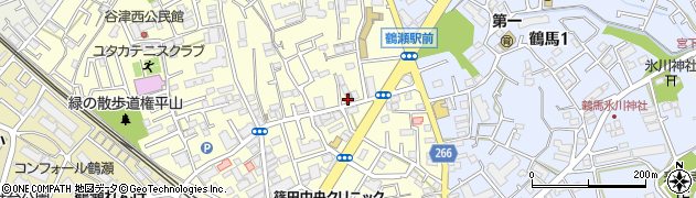 富士見鶴瀬東郵便局 ＡＴＭ周辺の地図