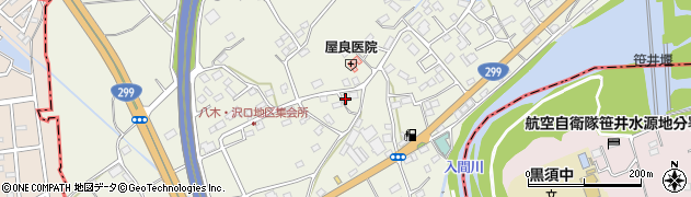 埼玉県狭山市笹井2584周辺の地図