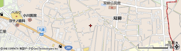 埼玉県飯能市双柳828周辺の地図