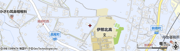 長野県伊那市山寺周辺の地図