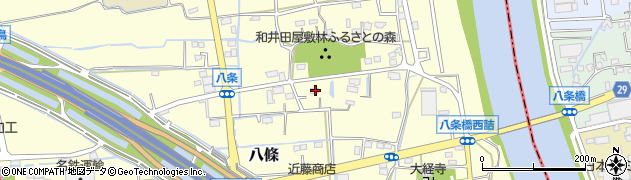 埼玉県八潮市八條1397周辺の地図