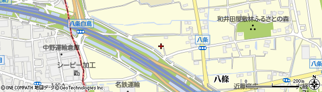 埼玉県八潮市八條974周辺の地図
