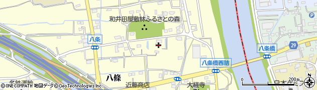 埼玉県八潮市八條1377周辺の地図