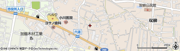 埼玉県飯能市双柳748周辺の地図