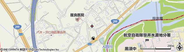 埼玉県狭山市笹井3032周辺の地図