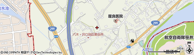 埼玉県狭山市笹井2648周辺の地図