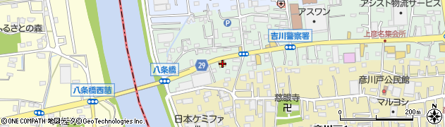 埼玉県三郷市上彦名106周辺の地図