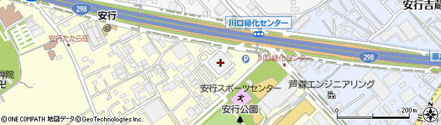 埼玉県川口市安行領家1100周辺の地図