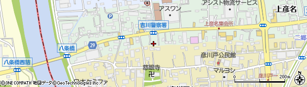 埼玉県三郷市上彦名154周辺の地図