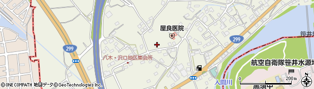 埼玉県狭山市笹井2595周辺の地図