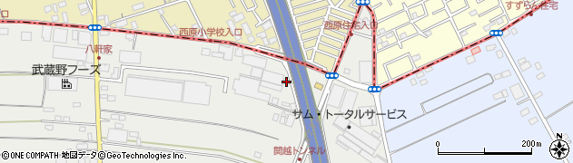 埼玉県入間郡三芳町上富2048周辺の地図