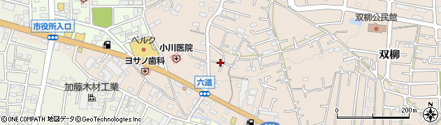 埼玉県飯能市双柳750周辺の地図