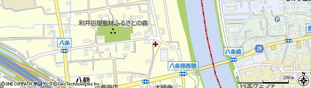 埼玉県八潮市八條3920周辺の地図