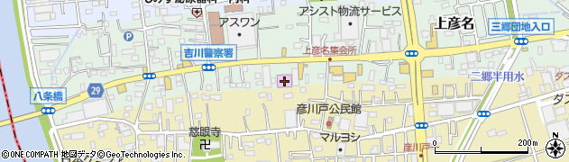 埼玉県三郷市上彦名232周辺の地図