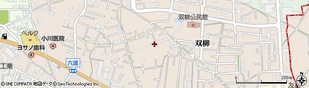 埼玉県飯能市双柳822周辺の地図