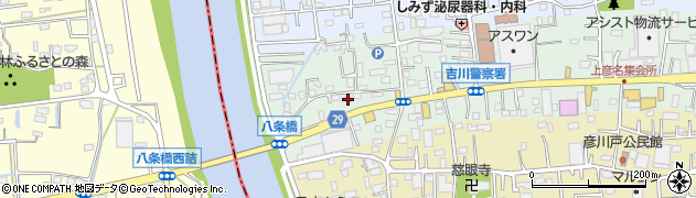 埼玉県三郷市上彦名16周辺の地図