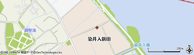 千葉県柏市染井入新田周辺の地図